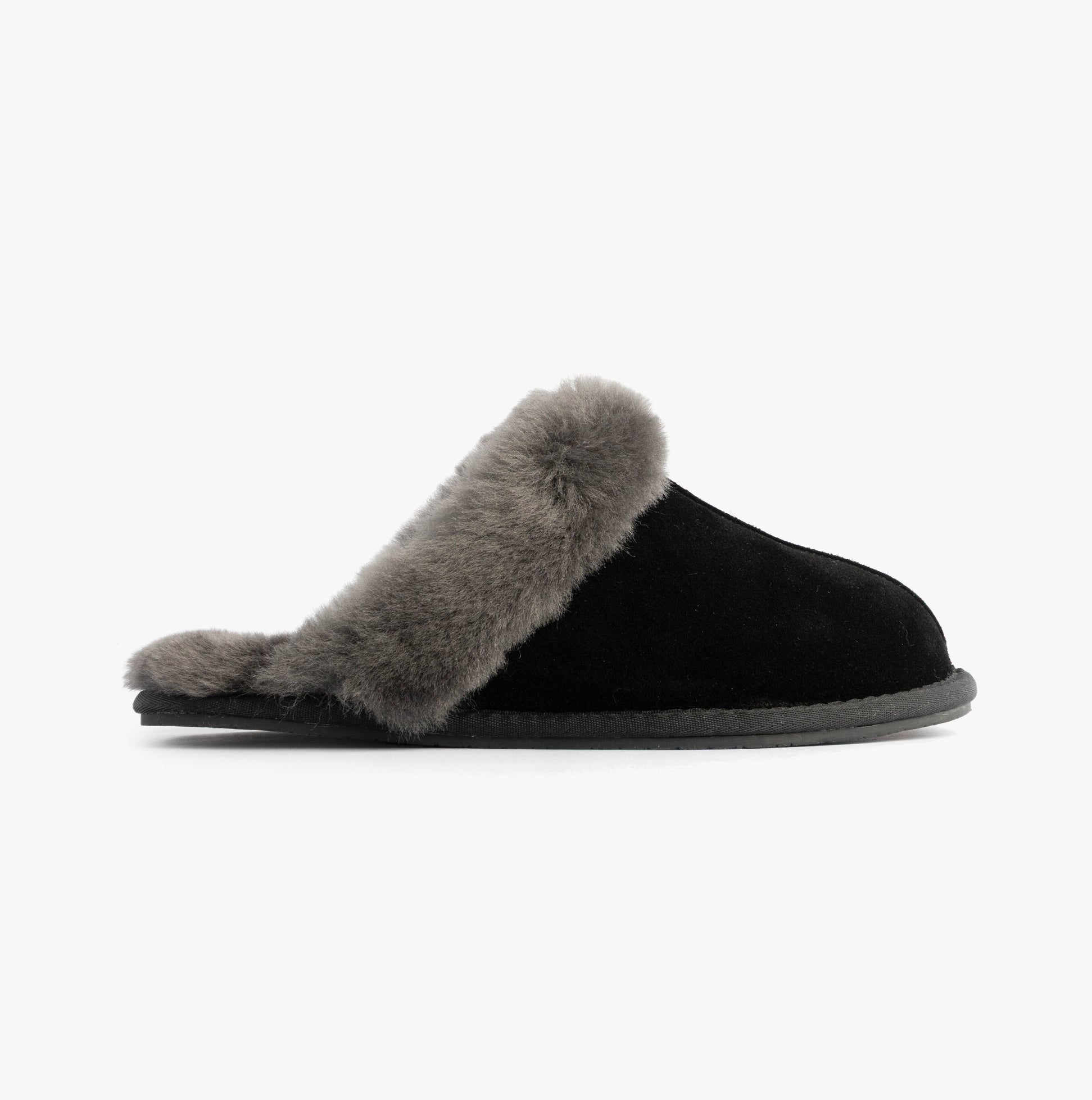 HOS Sheepskin AYLA Womens Mules Black