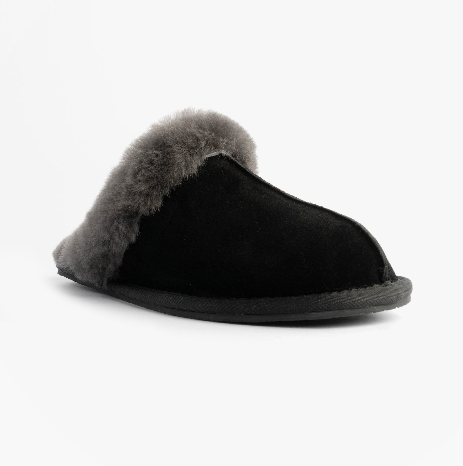 HOS Sheepskin AYLA Womens Mules Black