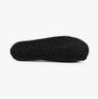 Haflinger FIOCCO Womens Slippers Navy bottom view showing synthetic sole and textured surface.