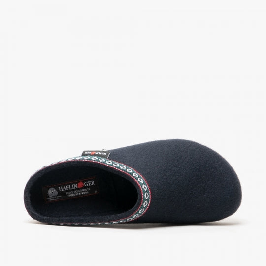 Haflinger FRANZL Womens Mules Mittelblau
