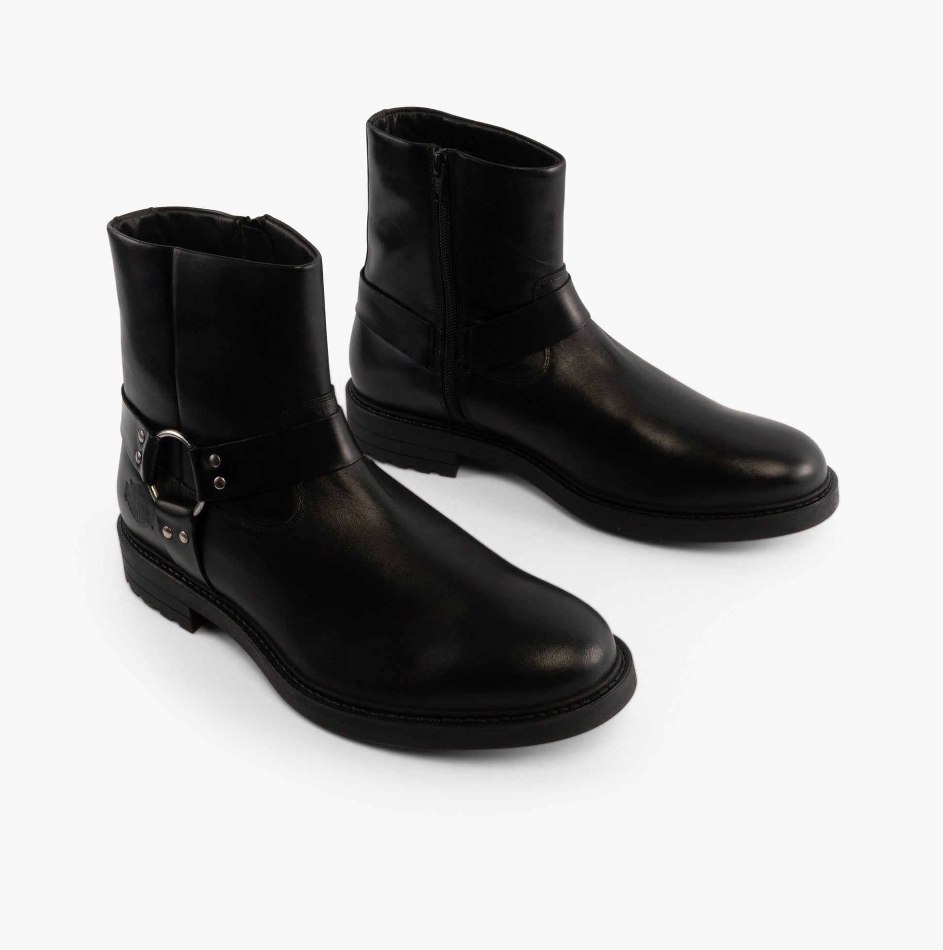 Harley Davidson DURLAND Mens Biker Boots Black
