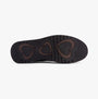 Heavenly Feet NEW ROLO2 Womens Boots Chocolate sole view with heart patterns.
