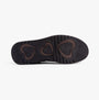 Heavenly Feet NEW ROLO2 Womens Boots Khaki bottom view showing heart-shaped tread design
