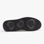 Heavenly Feet NEW ROLO2 Womens Chelsea Boots Navy bottom view showing heart pattern on sole.