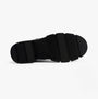 Heavenly Feet REMY Womens Chelsea Boots Black bottom view showcasing rubber sole.