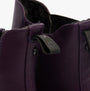 Heavenly Feet REMY Womens Chelsea Boots Purple detail view showing interior fabric and elasticated side panel.