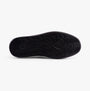 Heavenly Feet SENTA Womens Boots Black bottom view of rubber sole with heart pattern.