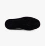 Heavenly Feet SENTA Womens Boots Midnight sole view with heart pattern and rubber material, showcasing comfort features.