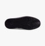 Heavenly Feet PETRA Womens Boots Black bottom view, showcasing rubber sole with heart design.