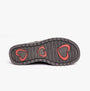 Heavenly Feet MARTINA4 Womens Ankle Boots Khaki bottom view showing unique heart design on sole.