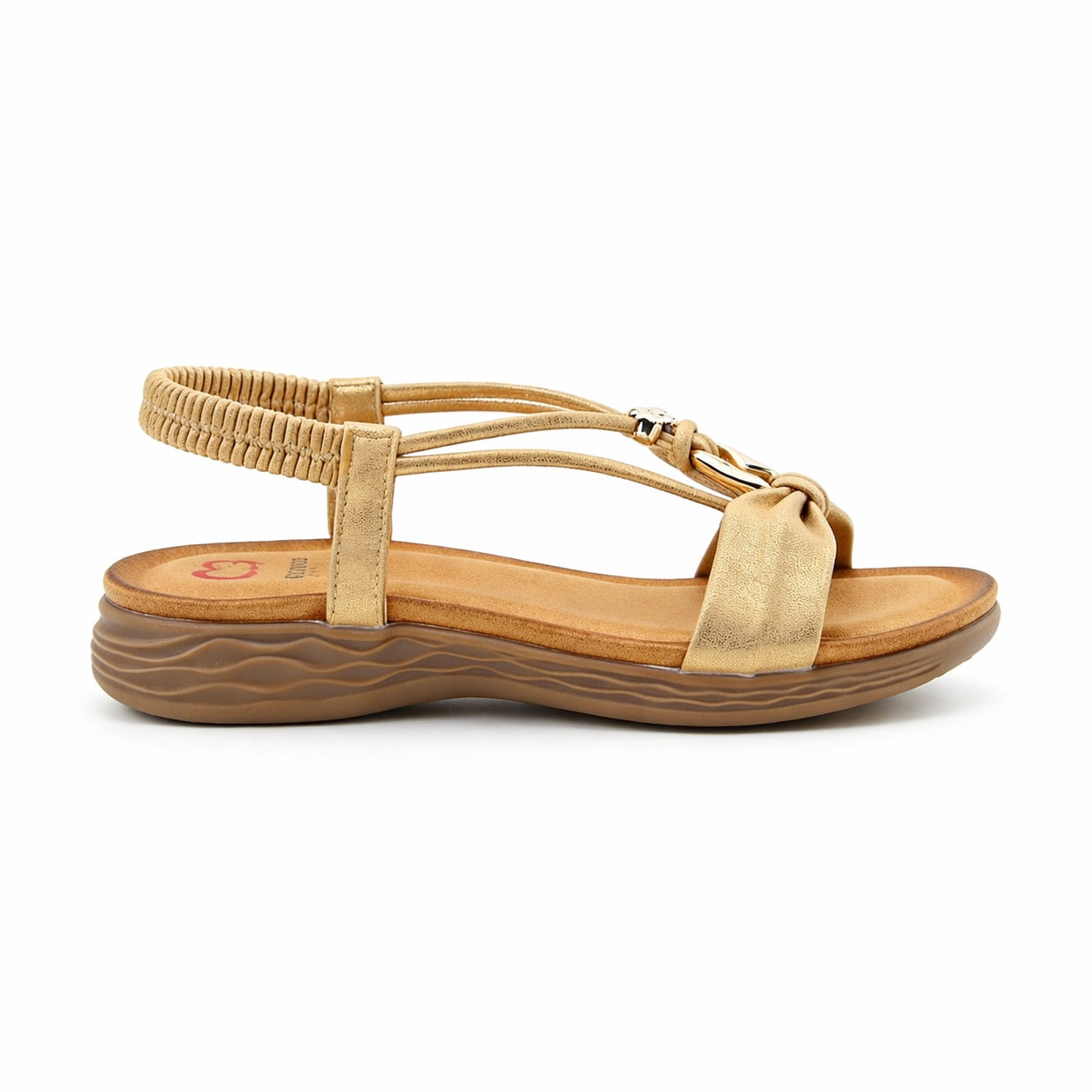 Heavenly Feet CHIME Womens Slingback Sandals Gold
