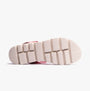 Heavenly Feet RITZ Womens Sandals Floral Pink bottom view, showcasing the synthetic sole and tread design.