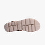 Heavenly Feet RITZ Womens Sandals Nude bottom view showing textured sole for grip and comfort.