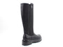 Heavenly Feet ZINNIA Womens Knee High Boots Black side view showcasing synthetic upper and block heel.