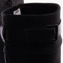 Heavenly Feet BRIANNA Womens Tall Boots Black detail view of the boot's top and buckle design