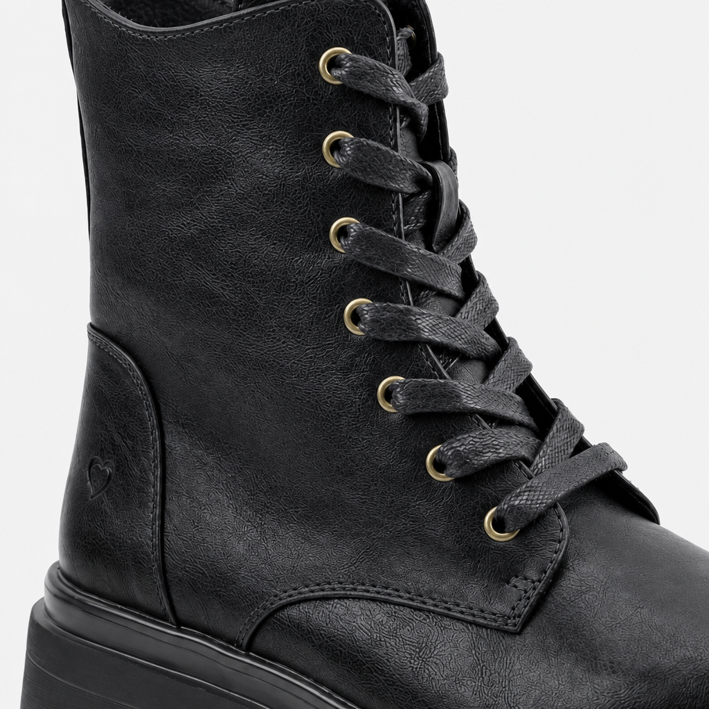 Heavenly Feet KRISSY2 Womens Ankle Boots Black