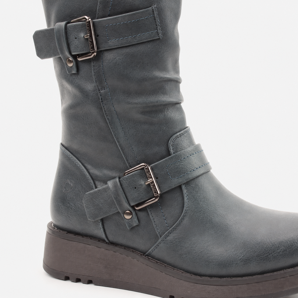 Heavenly Feet HANNAH4 Womens Tall Boots Ocean