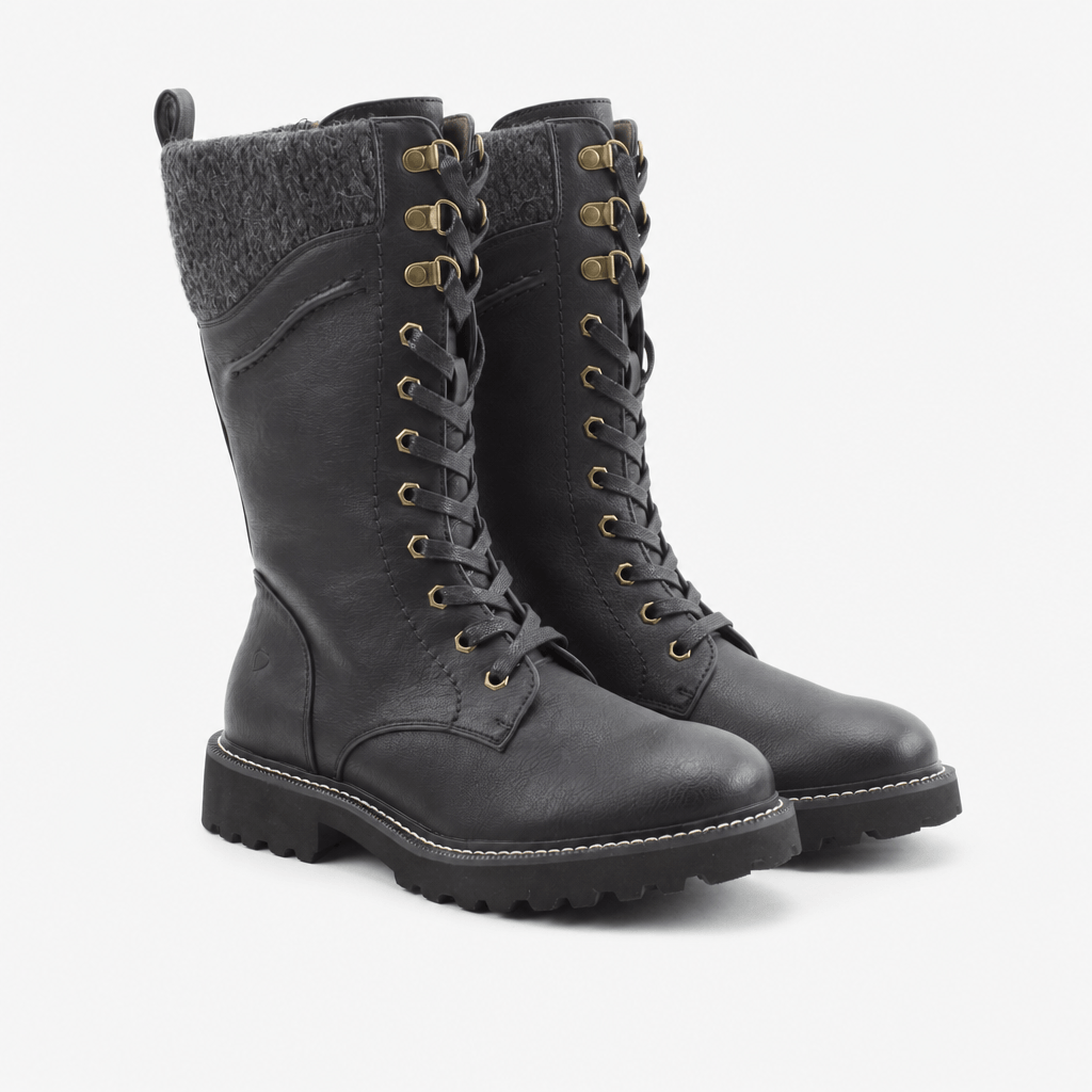 Heavenly Feet LEENA Womens Tall Boots Black