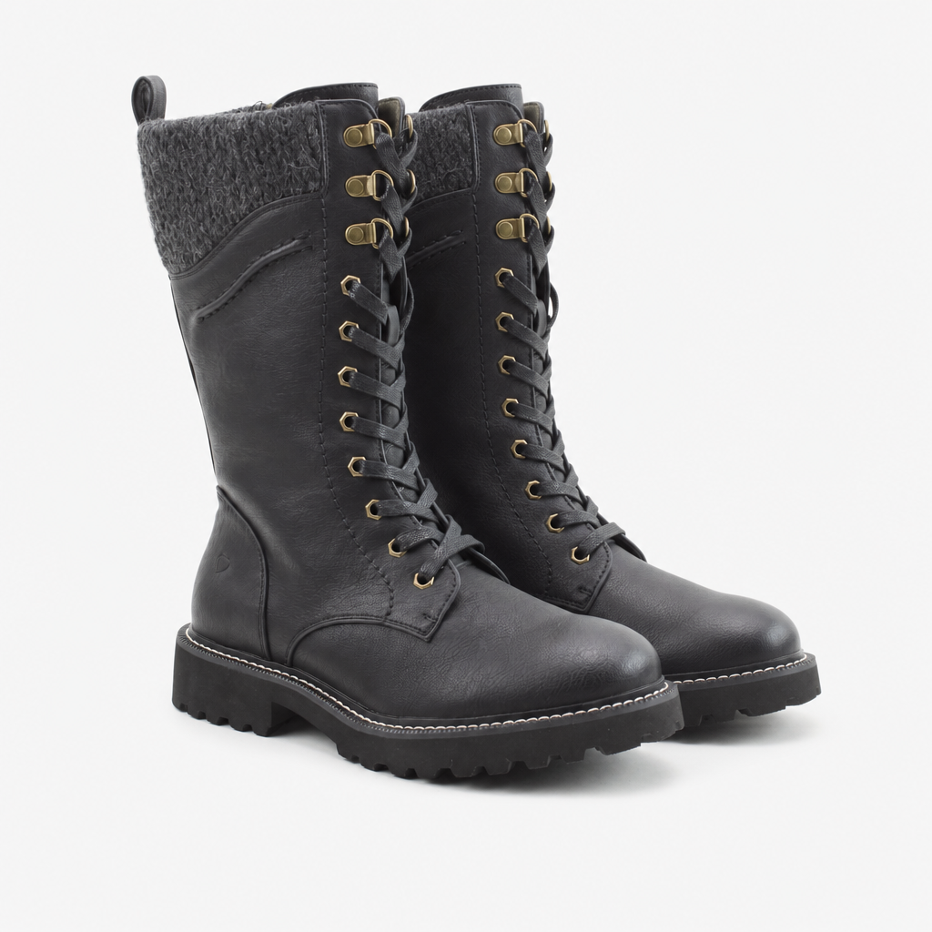 Heavenly Feet LEENA Womens Tall Boots Black