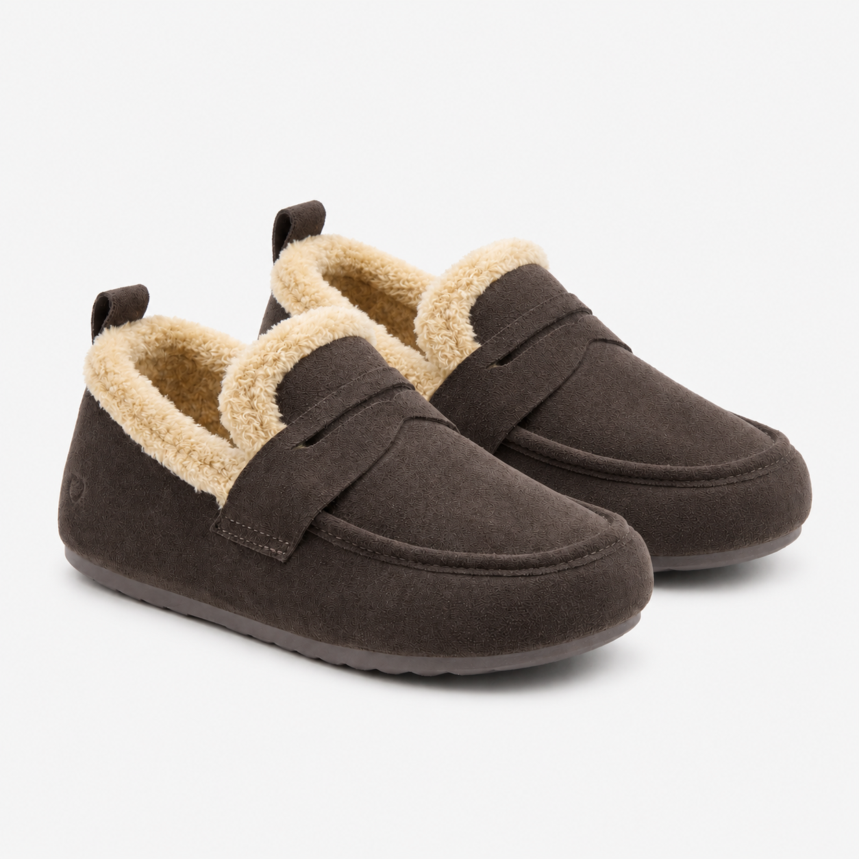 Heavenly Feet PEPPER Womens Full Slippers Chocolate