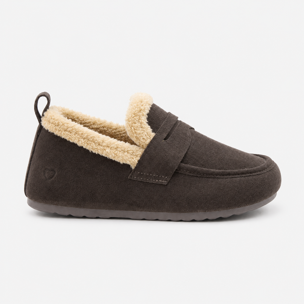Heavenly Feet PEPPER Womens Full Slippers Chocolate