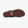 Heavenly Feet BUTTERCUP Womens Sandals Silver bottom view showing rubber sole detail.