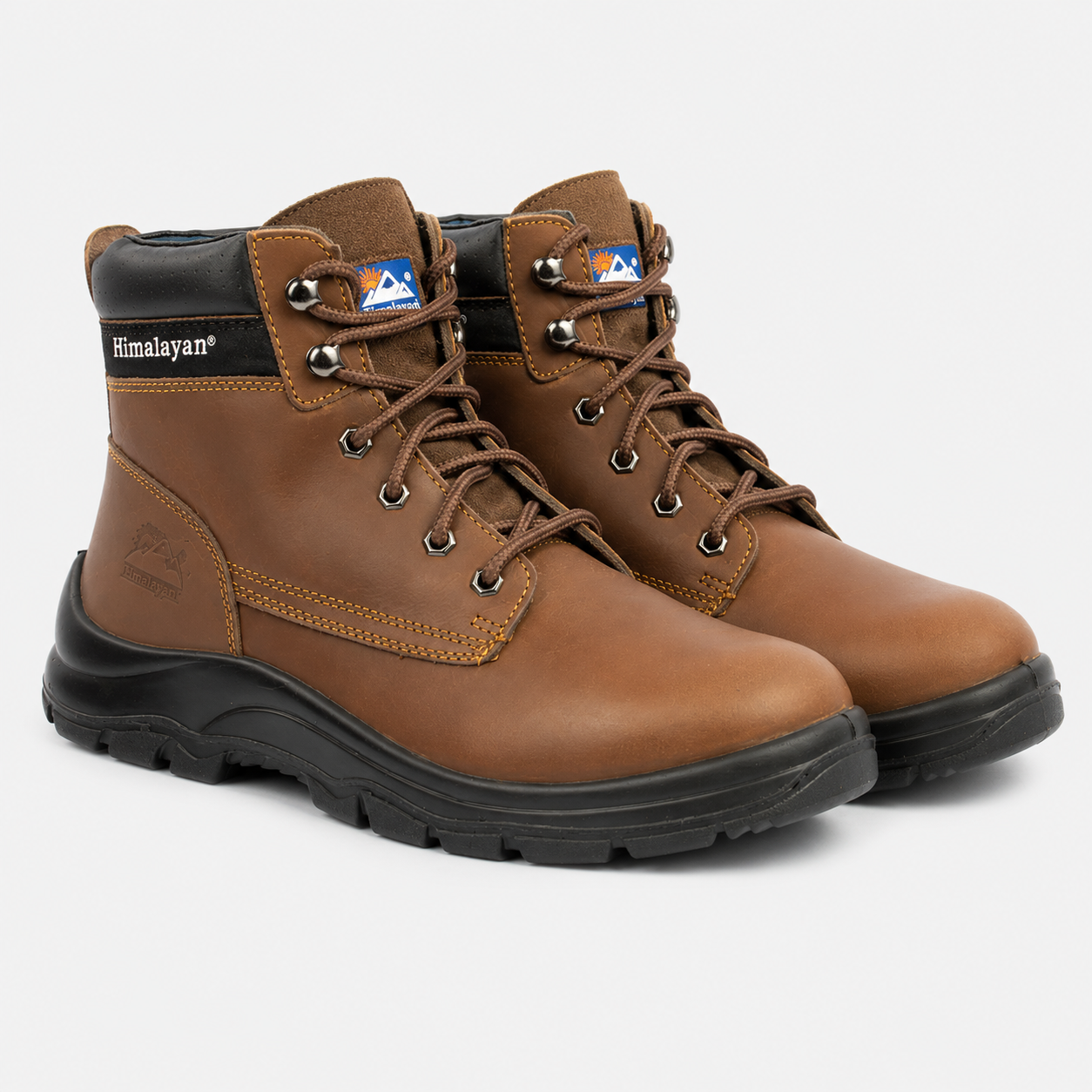 Himalayan 1121 Unisex Adults Safety Boots Brown
