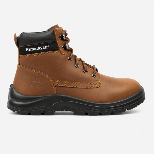 Himalayan 1121 Unisex Steel Toe Safety Boots Brown