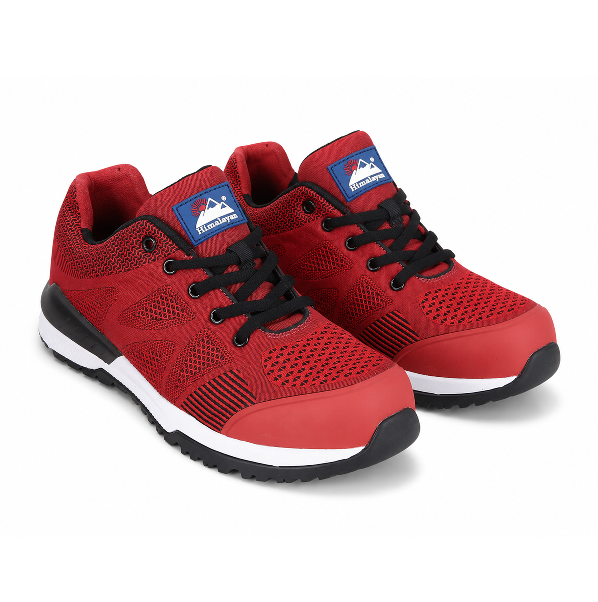 Himalayan Bounce Unisex Adults Safety Trainers Red