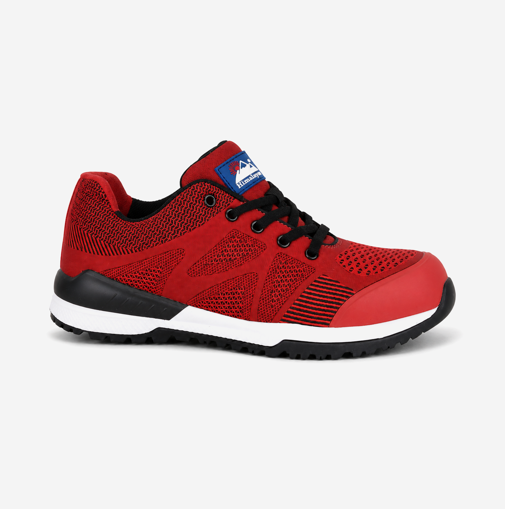 Himalayan Bounce Unisex Adults Safety Trainers Red