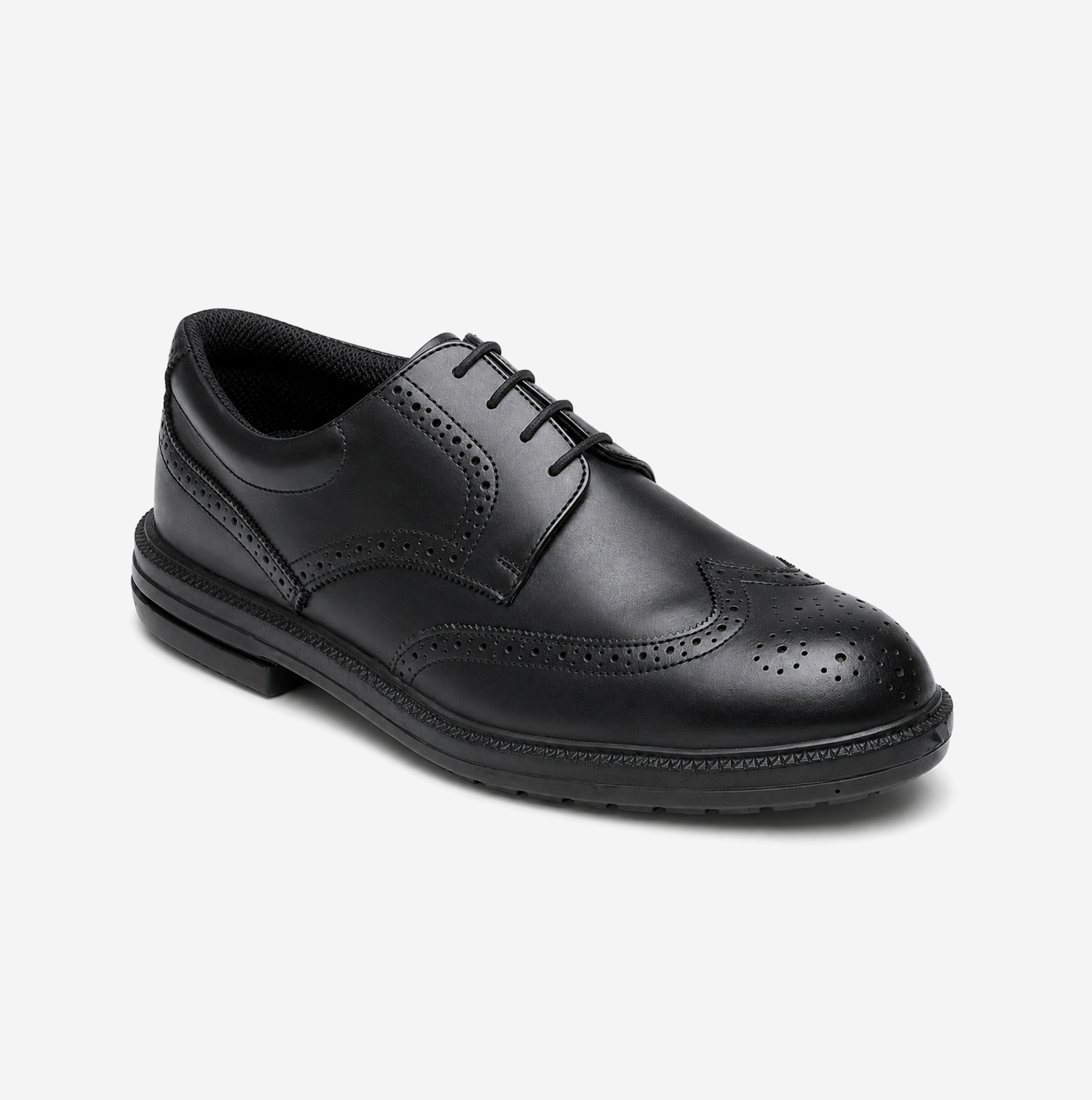 Himalayan 912CBK Mens Brogue Shoes Black