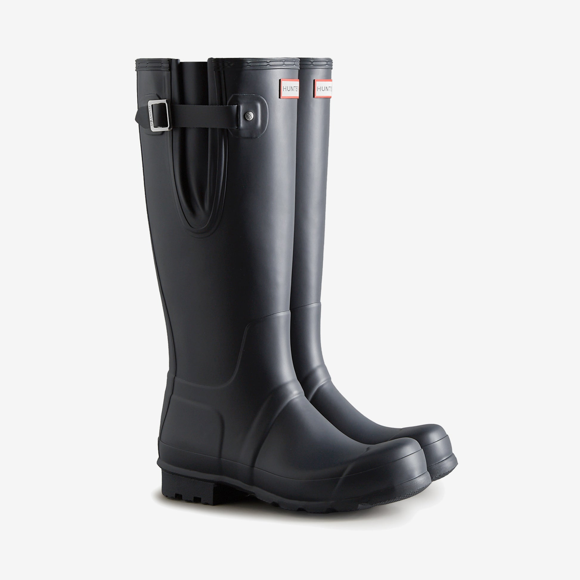 Hunter ORIGINAL SIDE ADJUSTABLE Mens Wellies Navy