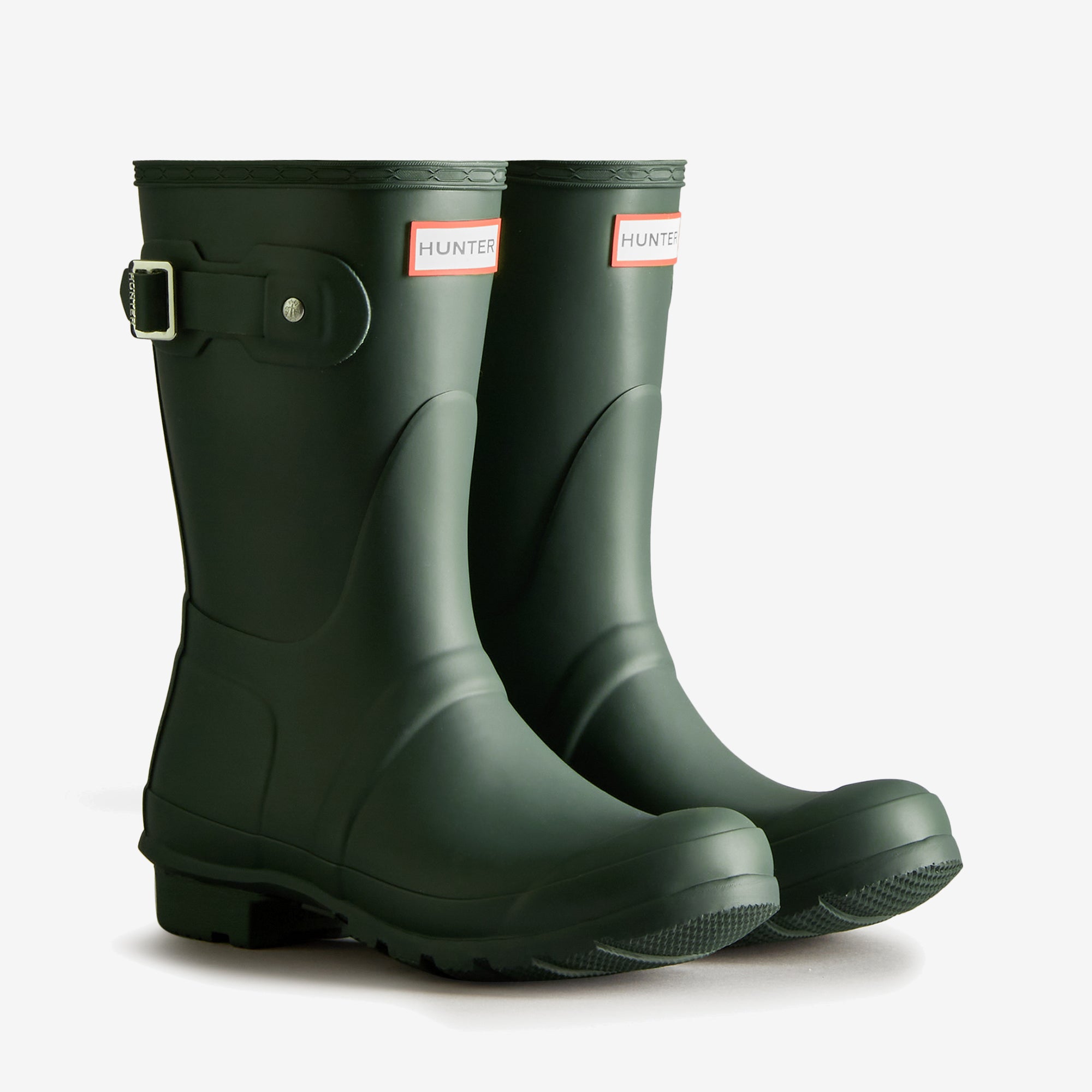Hunter ORIGINAL SHORT Womens Wellies Green