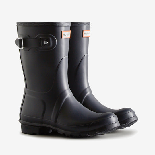 Hunter ORIGINAL SHORT Womens Wellies Navy