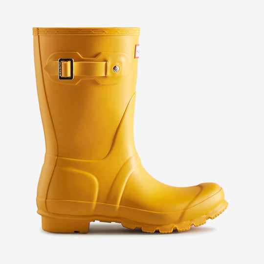 Hunter ORIGINAL SHORT Womens Wellies Yellow