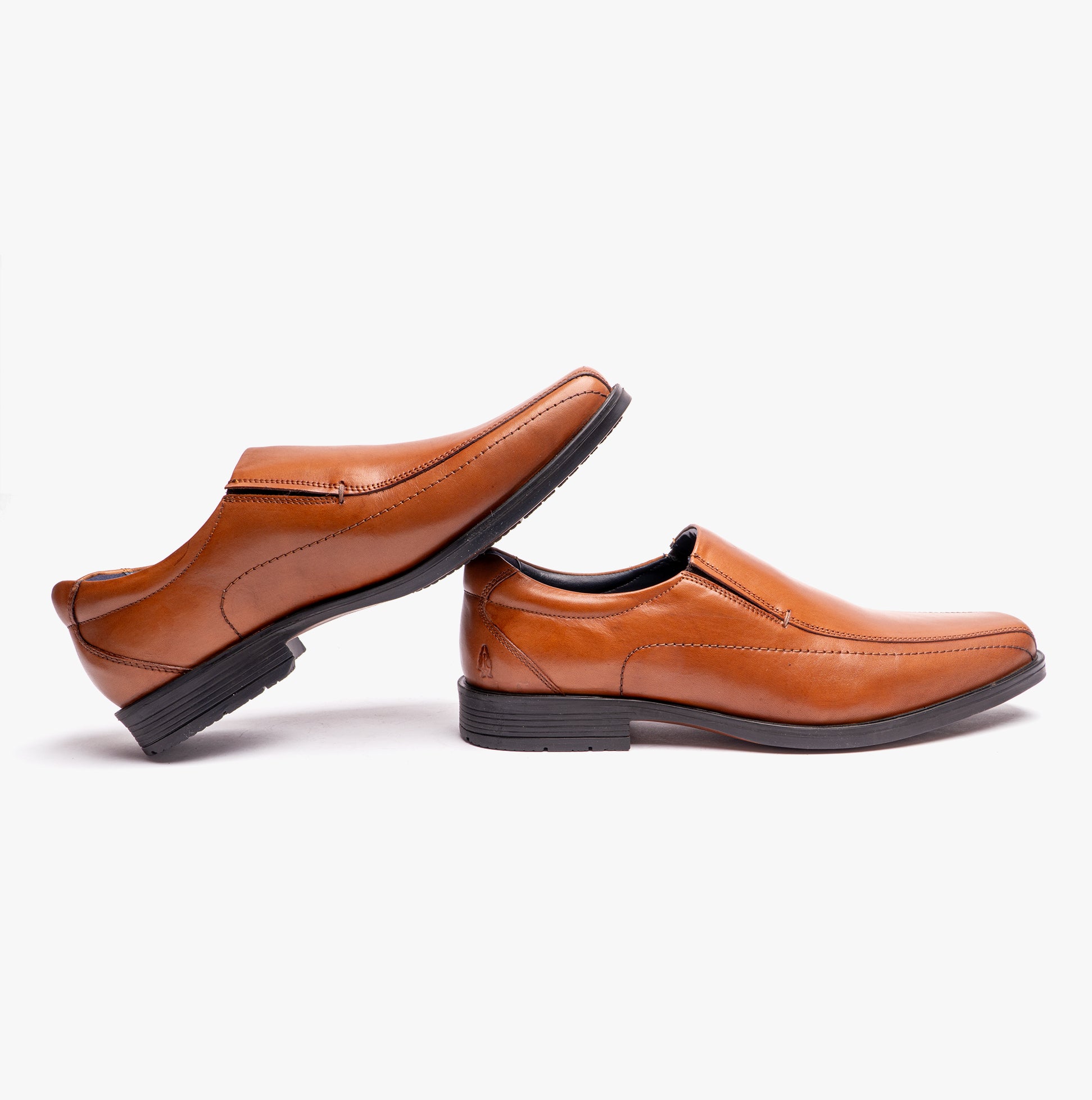Hush Puppies BRODY Mens Slip-On Shoes Tan
