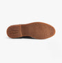 Hush Puppies MADDY Womens Boots Chocolate bottom view showing rubber sole, grip pattern and brand logo detail.
