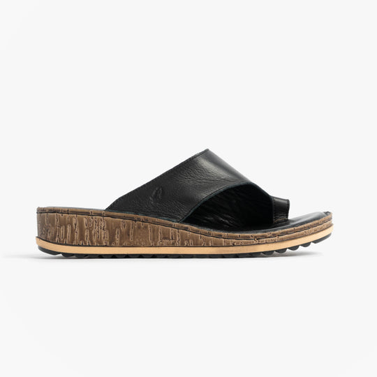 Hush Puppies ELISSA Womens Toepost Sandals Black