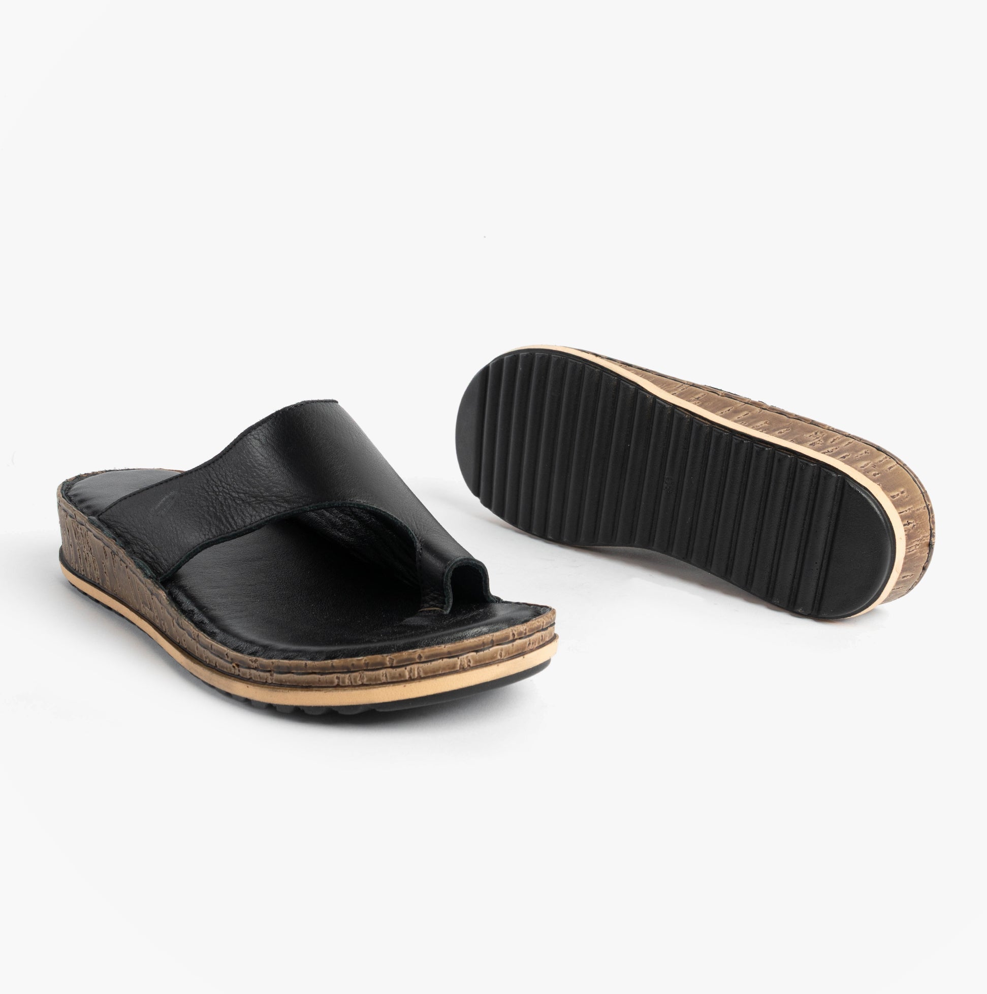 Hush Puppies ELISSA Womens Toepost Sandals Black