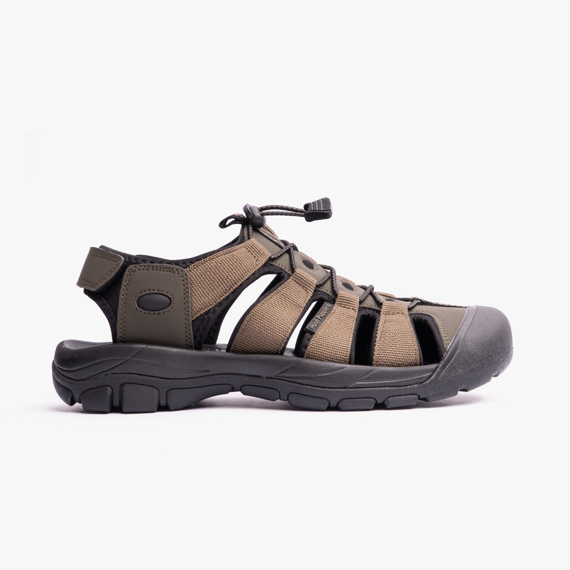 Hush Puppies PERU Mens Sandals Khaki