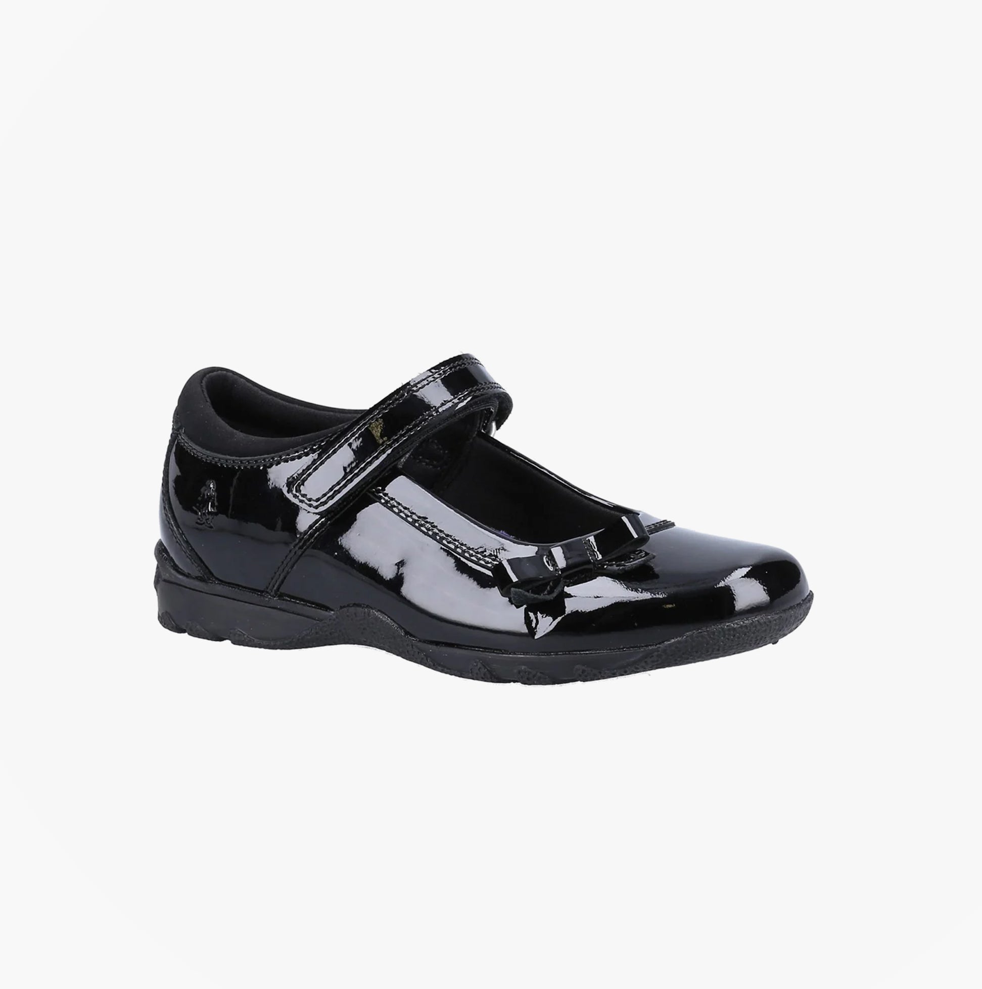 Hush Puppies CARRIE Girls Mary Jane School Shoes Black Patent