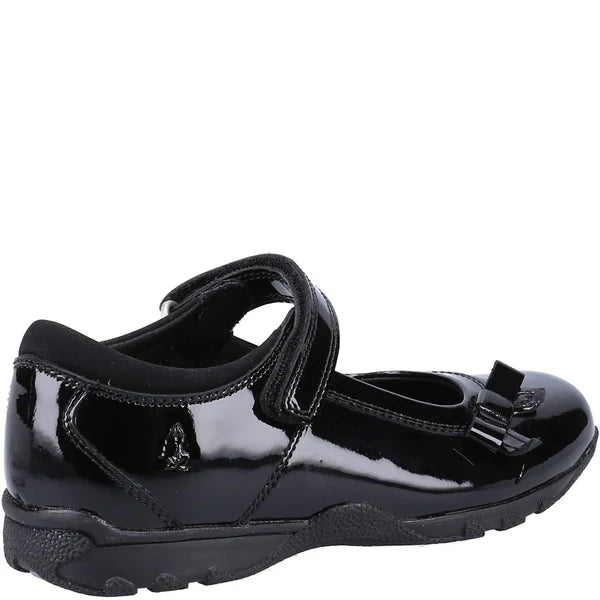 Hush Puppies CARRIE Girls Mary Jane School Shoes Black Patent