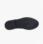 Hush Puppies VERITY SLIP ON Womens Loafer Shoes Patent Black bottom view, showcasing flexible outsole and tread design.