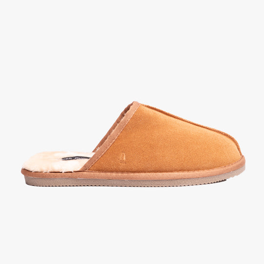 Hush Puppies COADY SLIPPER Classic Mens Slippers Tan