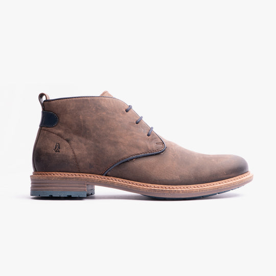 Hush Puppies JONAS Mens Boots Brown