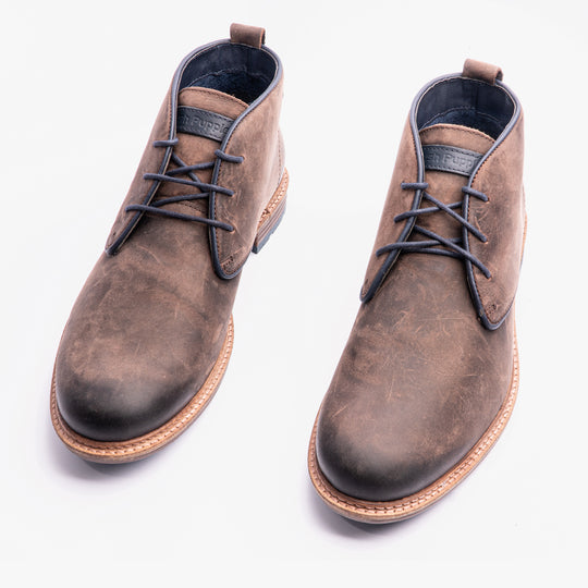 Hush Puppies JONAS Mens Boots Brown