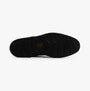 Hush Puppies PRESTON CHELSEA Mens Boots Black bottom view showing durable rubber sole and traction pattern.