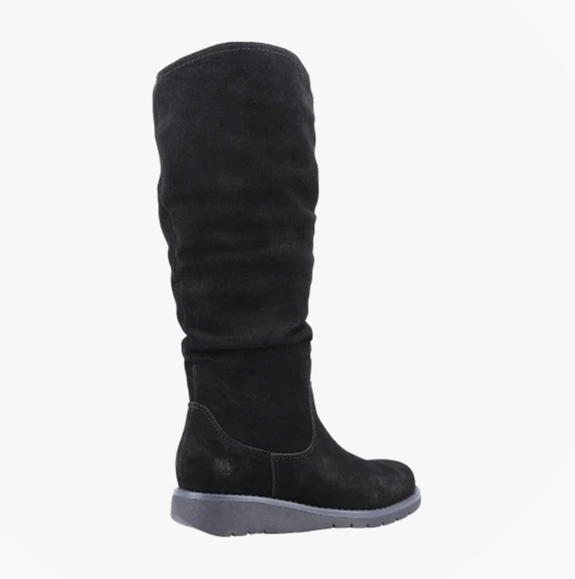 Hush Puppies LUCINDA Womens Suede Boots Black