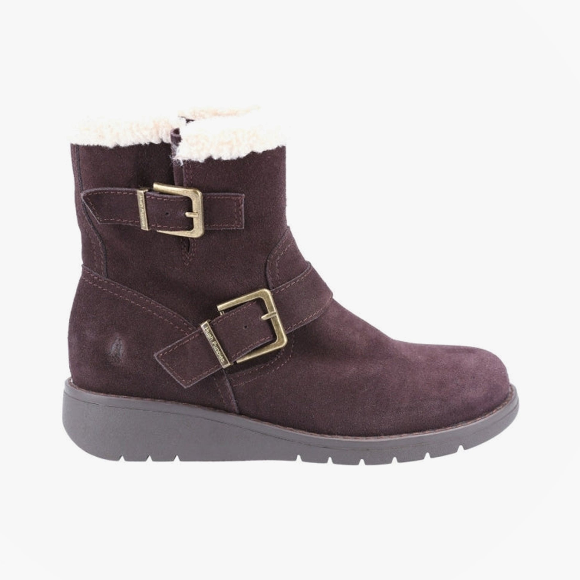 Hush Puppies LEXIE Womens Suede Boots Brown