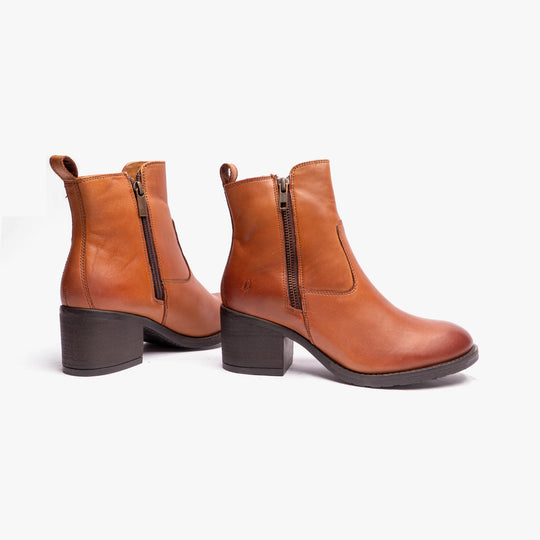 Hush Puppies HELENA Womens Ankle Boots Tan